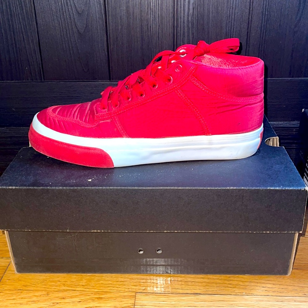 ALIFE EVERYBODY MID PARACHUTE TRAINER SNEAKERS MEN SHOES Red SIZE 7